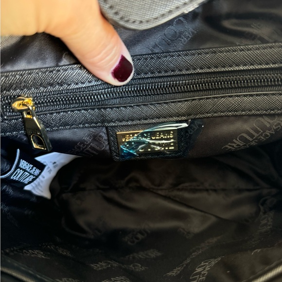 NWT Versace Couture Black & Gold Small Tote Purse.  Perfect Condition. - Picture 7 of 12